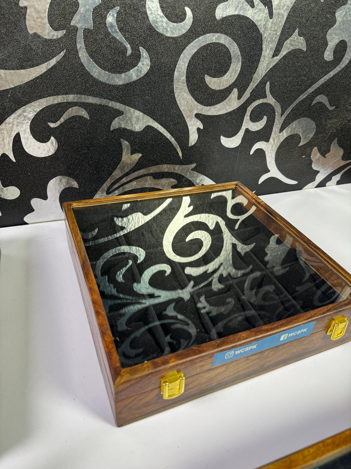 15 slot premium wooden watch box for watches