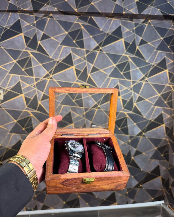2-slot watch box
